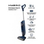 Επαναφορτιζόμενη ΣκούπαΣφουγγαρίστρα Hybrid 2 σε 1 με φίλτρο HEPA 120W 500ml Αυτονομία έως 50 λεπτά Turbo Βούρτσα 2 σε 1 Σκούρο μπλε - Image 2